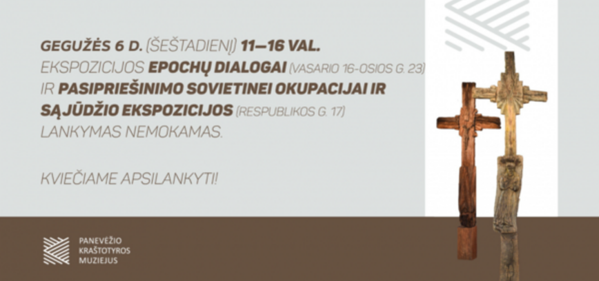 Gegužės 6 d. nemokamas muziejaus lankymas