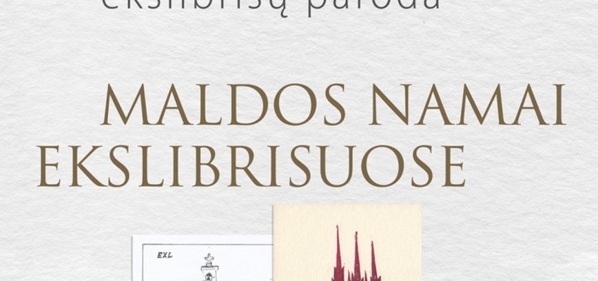 Zigmo Plėščio paroda „Maldos namai ekslibrisuose“