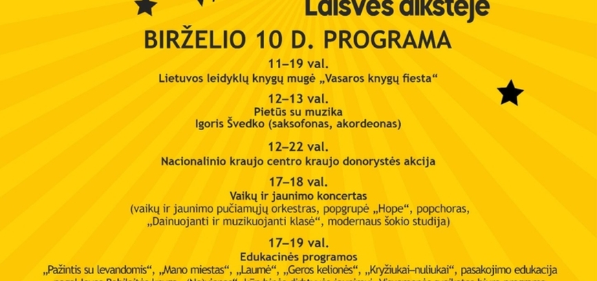 Susitikime penktadienį