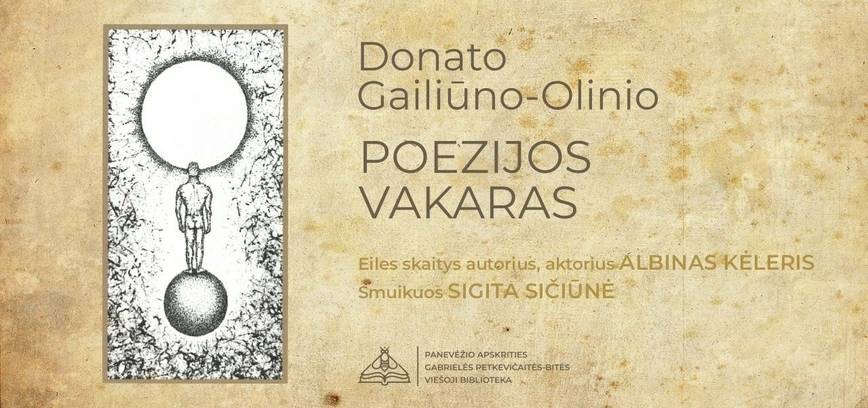 Donato Gailiūno -  Olinio poezijos vakaras