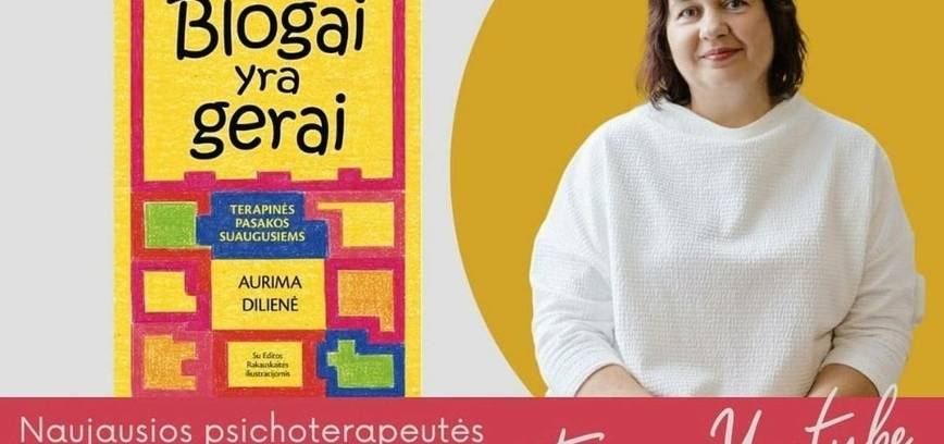 Virtualus susitikimas su knygos „Blogai yra gerai