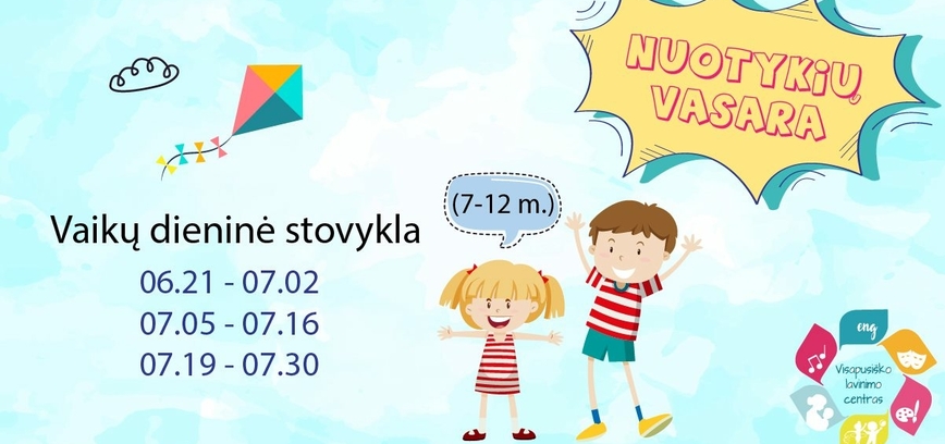 Dieninė stovykla „Nuotykių vasara“