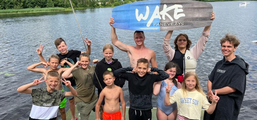 Vandenlenčių stovykla vaikams