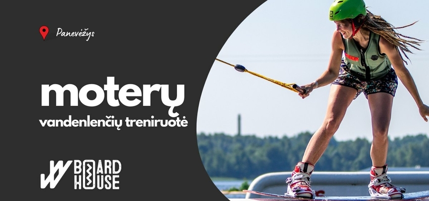 Moterų vandenlenčių treniruotė