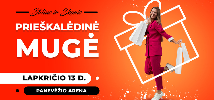,,STILIUS IR SKONIS“ PRIEŠKALĖDINĖ MUGĖ