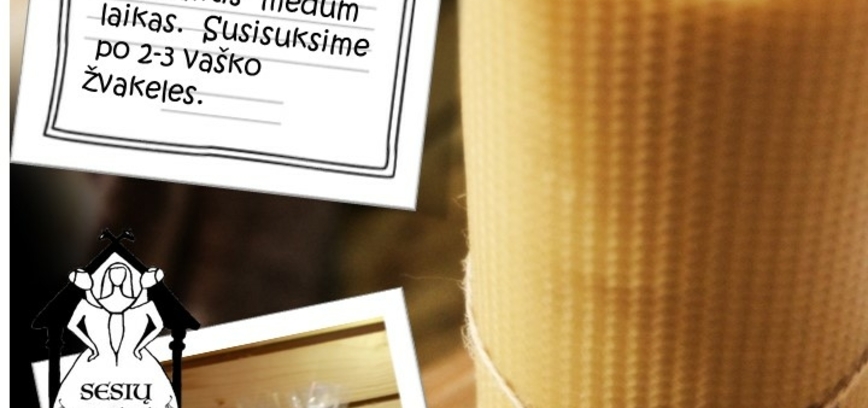 Edukacija „Vaško Korio Žvakelė“