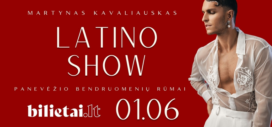 Gyvo garso koncertas „Martynas Kavaliauskas - latino show“