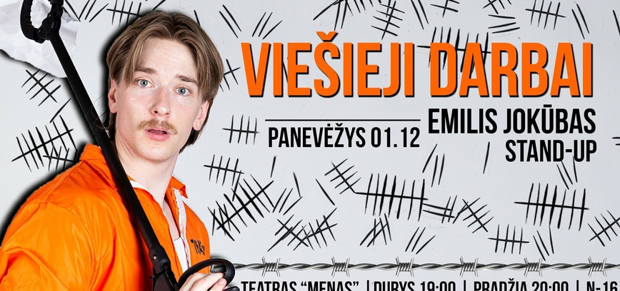 Emilis Jokūbas stand-up: „Viešieji darbai“ 