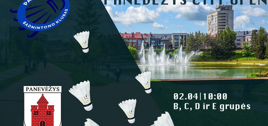 Badmintono turnyras „Panevėžys city open“