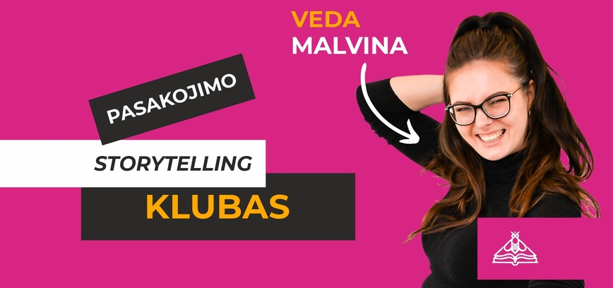 „Pasakojimo klubas“ istorijų kūrimas pagal storytelling metodus