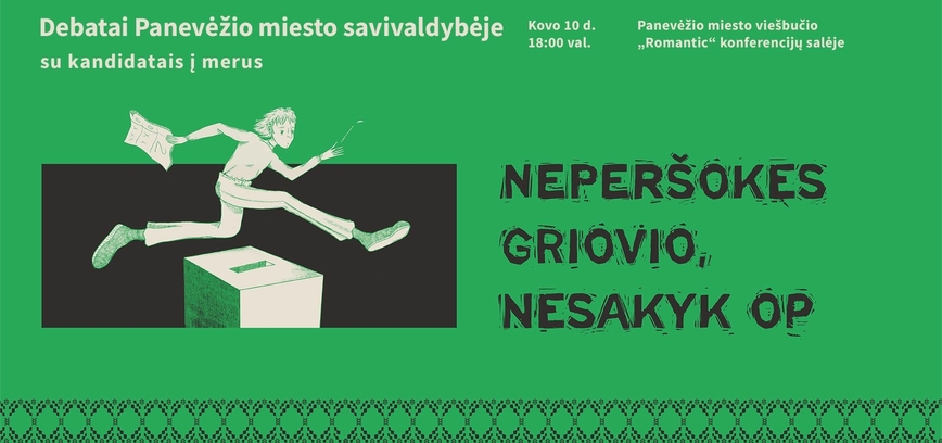 Panevėžio miesto savivaldybės kandidatų į merus lemiama dvikova
