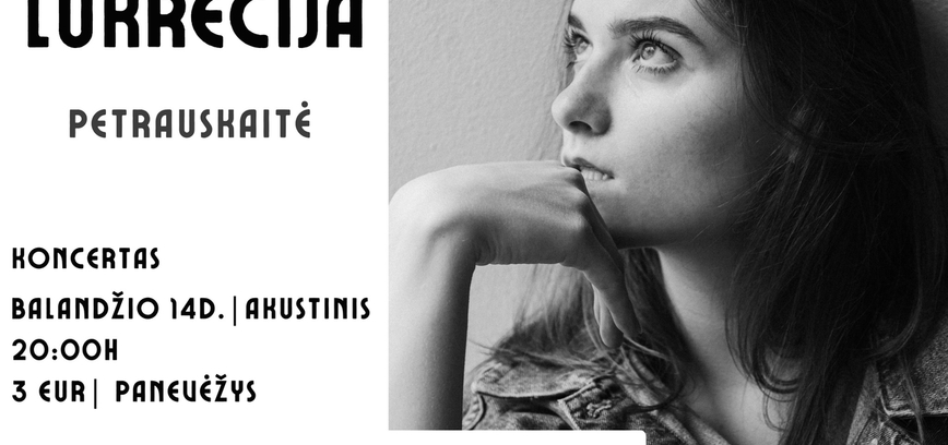 Akustinis Gabijos Lukrecijos Petrauskaitės koncertas