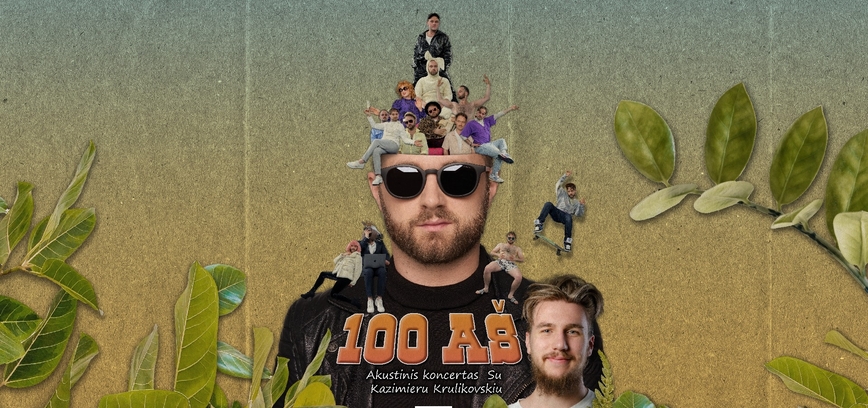 Dominyko Vaitiekūno akustinis koncertas „100 aš“