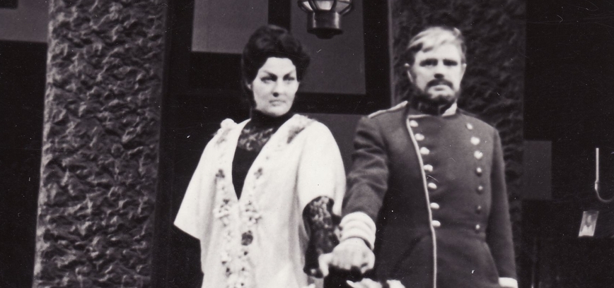 Parodos „Iš repertuaro „Be teatro“. Spektakliui „Mirties šokis“ – 50“ atidarymas