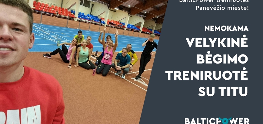 Nemokama Velykinė bėgimo treniruotė