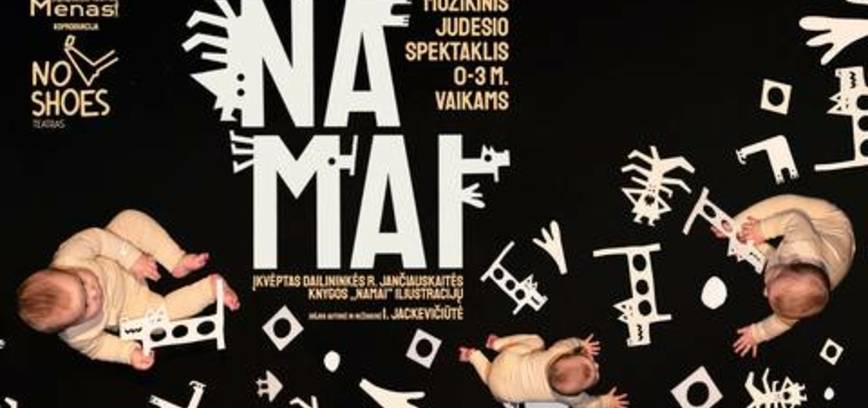 Muzikinis judesio spektaklis 0-3 m. vaikams „Namai”