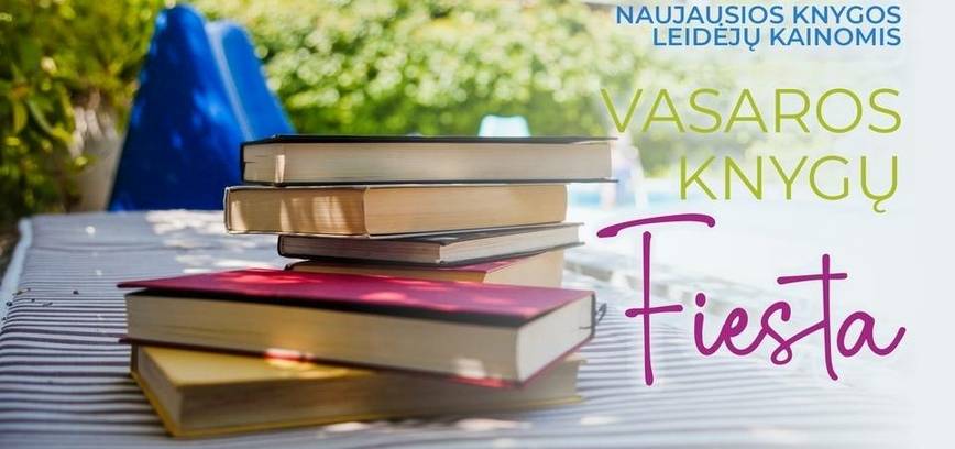 Vasaros knygų fiesta