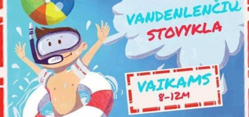 Vandenlenčių stovykla vaikams