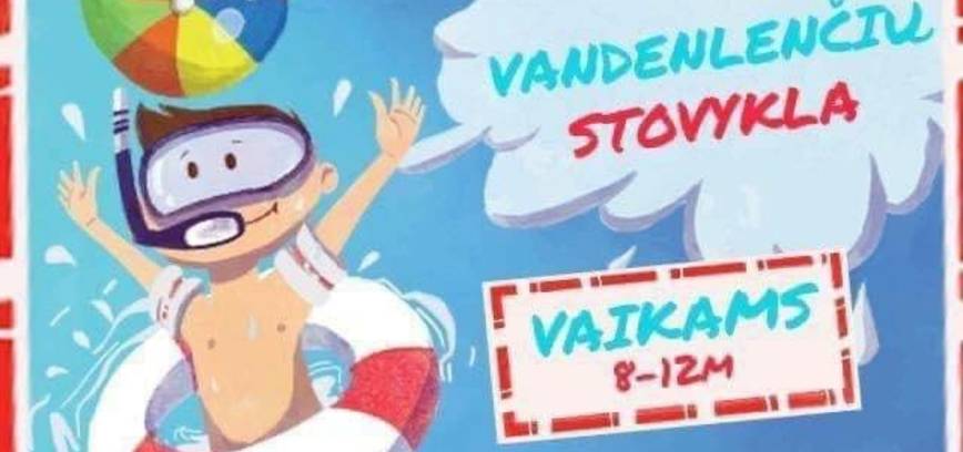Vandenlenčių stovykla vaikams