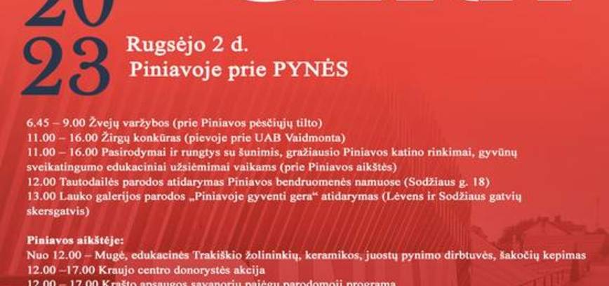 „Piniavoje gyventi gera“