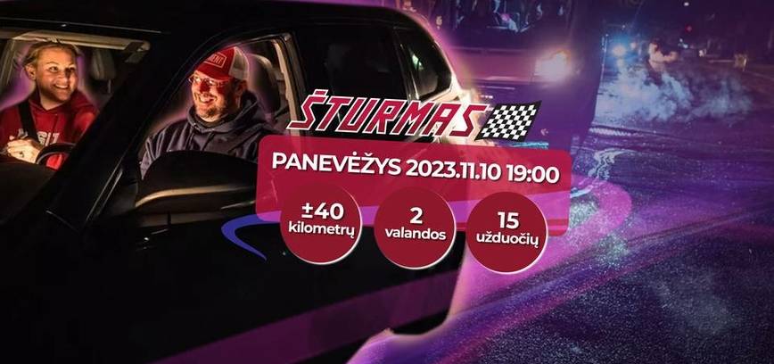 Orientacinės varžybos automobiliais „Šturmas #3“