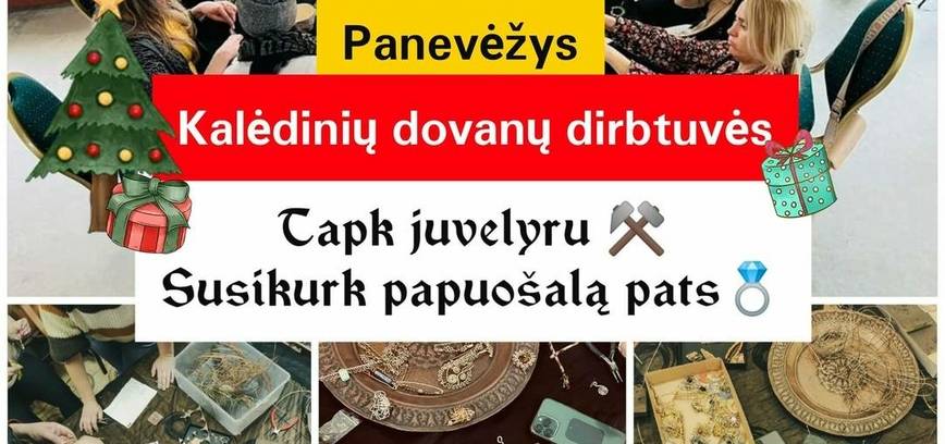 Kalėdinės juvelyrikos dirbtuvės