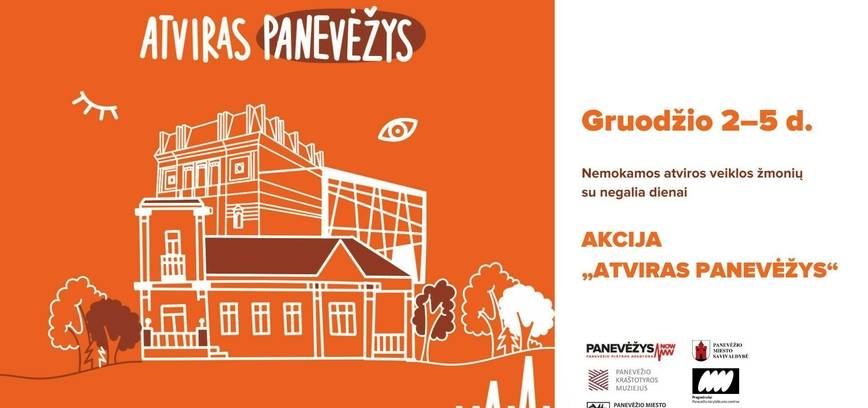 Akcija „Atviras Panevėžys“ – nemokamos veiklos žmonių su negalia dienai