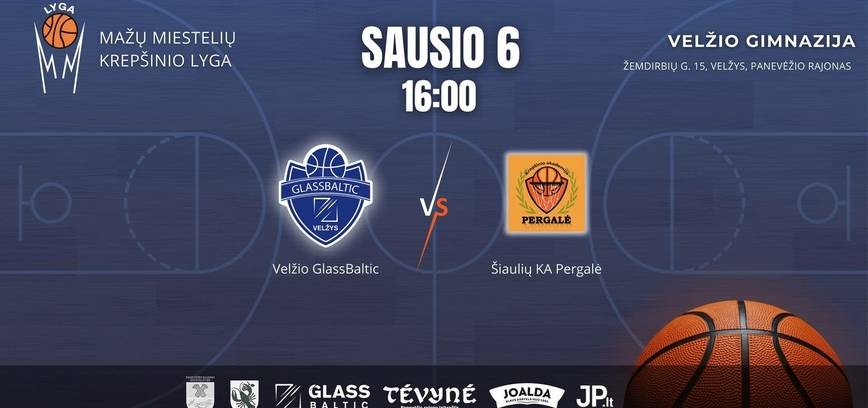 MMKL: Velžio „GlassBaltic“ - Šiaulių KA „Pergalė“