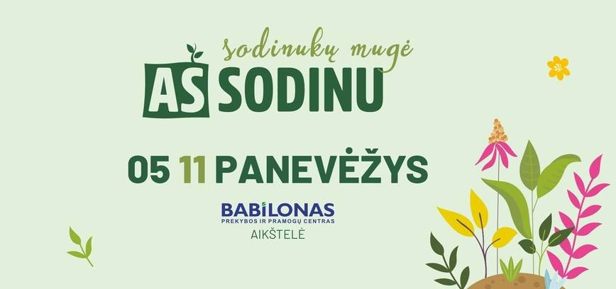Sodinukų mugė „Aš sodinu“