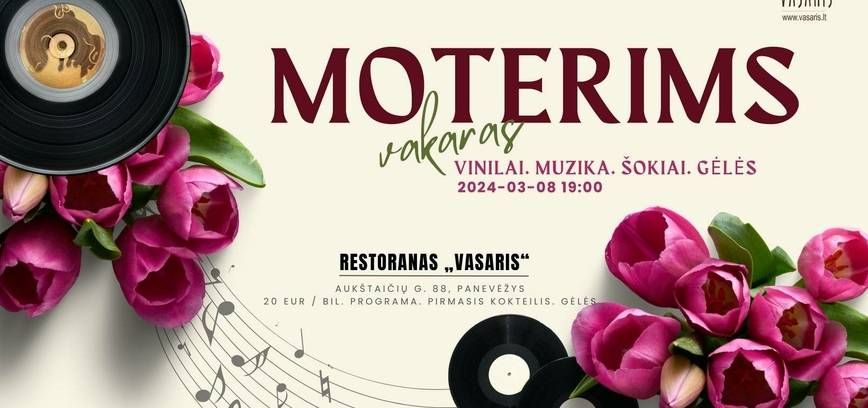 „Arčiau garsų!“ vinilo vakaras moterims