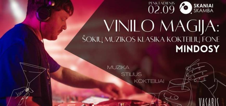 „Vinilo magija“ muzikos ir šokių vakaras