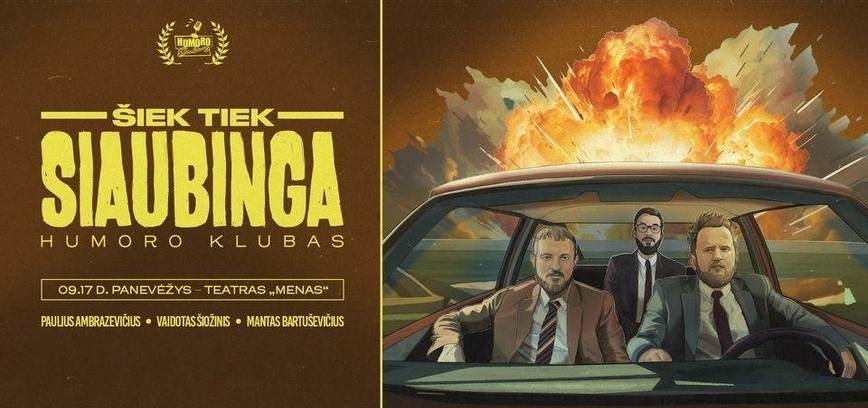 „Humoro klubas“ Panevėžyje su programa „Šiek tiek siaubinga” 
