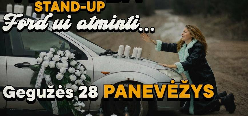 Vita Žiba su stand-up programa „Fordui Atminti...“