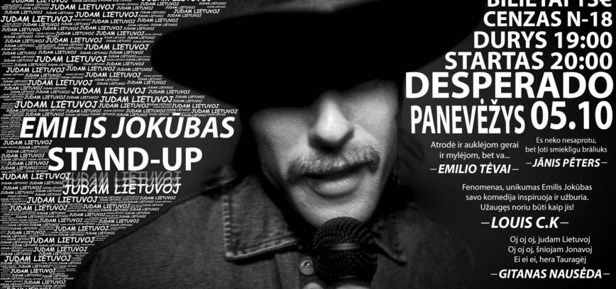 Emilio Jokūbo stand-up „Judam Lietuvoj“