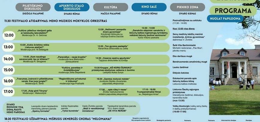 Pilietiškumo festivalis Leonpolio dvare