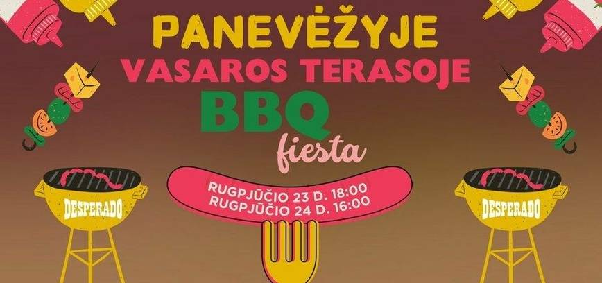 BBQ fiesta vasaros terasoje