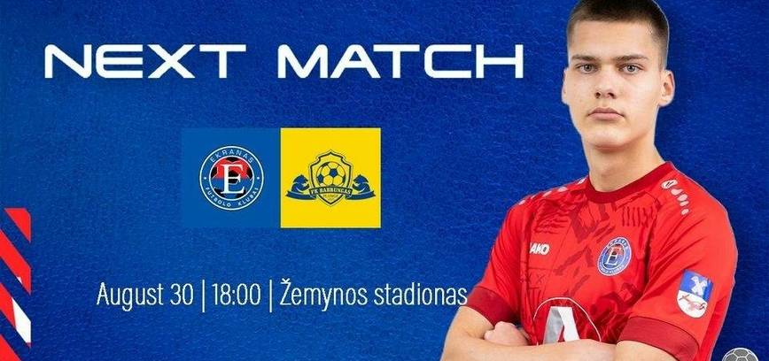 TOPSPORT Pirma lyga FK „Ekranas“ - „Babrungas“