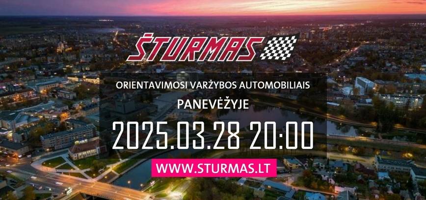 Automobilių orientacinės varžybos „Šturmas“