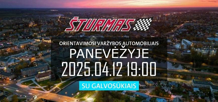 Automobilių orientacinės varžybos „Šturmas“