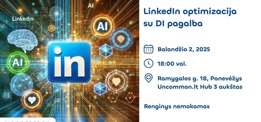 LinkedIn optimizacija su DI pagalba