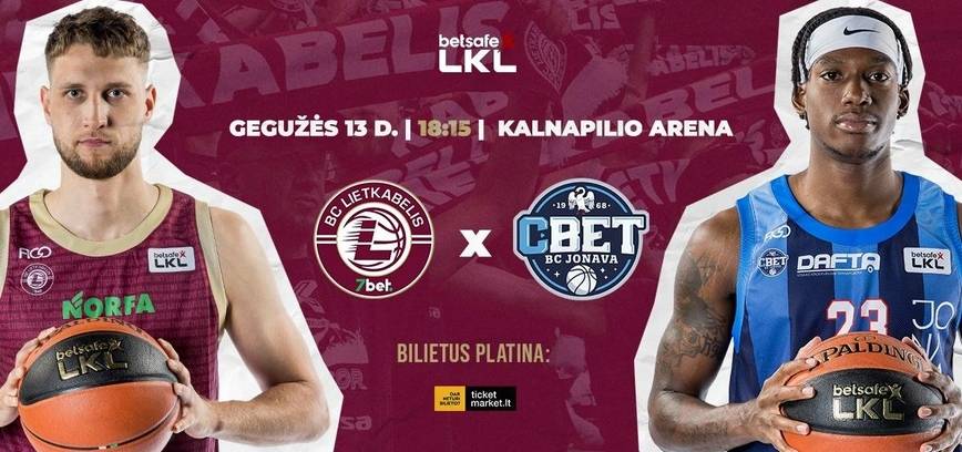 Betsafe-LKL čempionato rungtynės: Panevėžio „7bet-Lietkabelis“ – Jonavos „Cbet“
