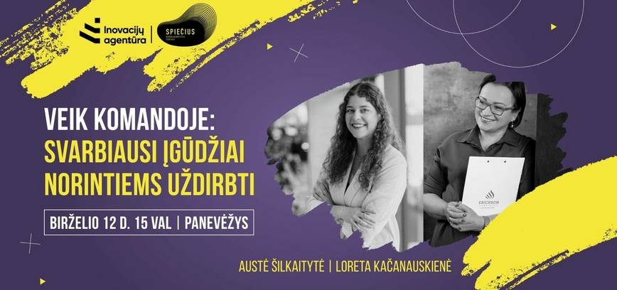 Veik komandoje: svarbiausi įgūdžiai norintiems uždirbti