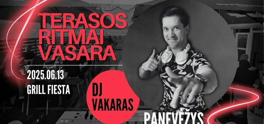 Terasos ritmai vasara