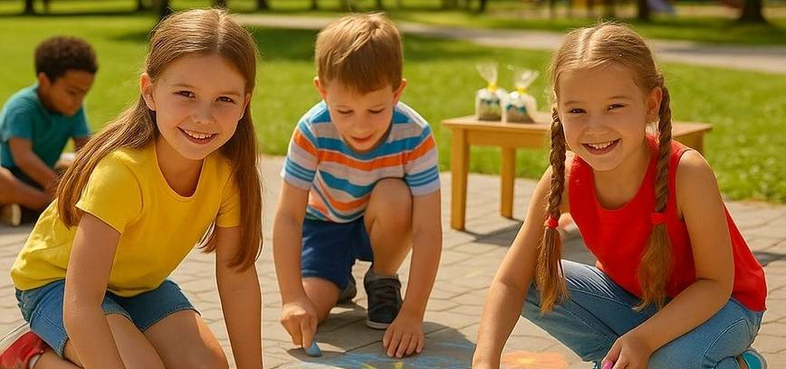 Kreidelėmis ant asfalto: „Piešiu vasarą“