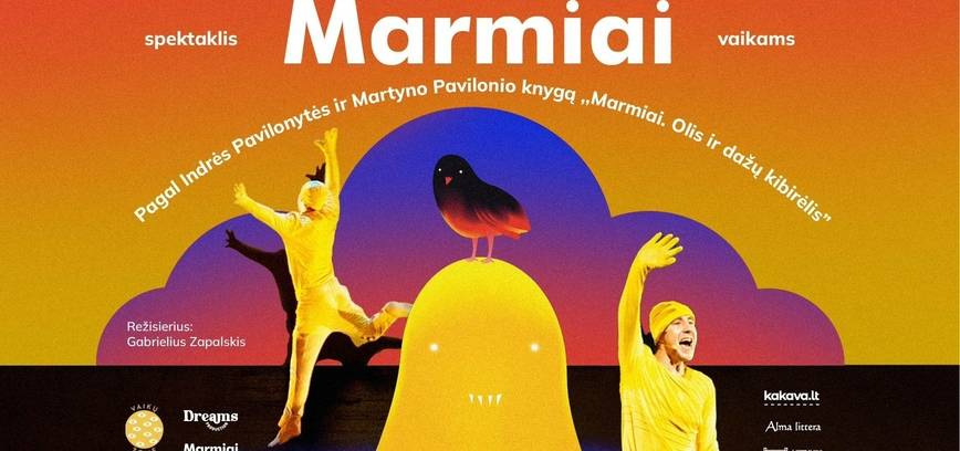 MARMIAI – muzikinis spektaklis vaikams „Olis ir dažų kibirėlis“