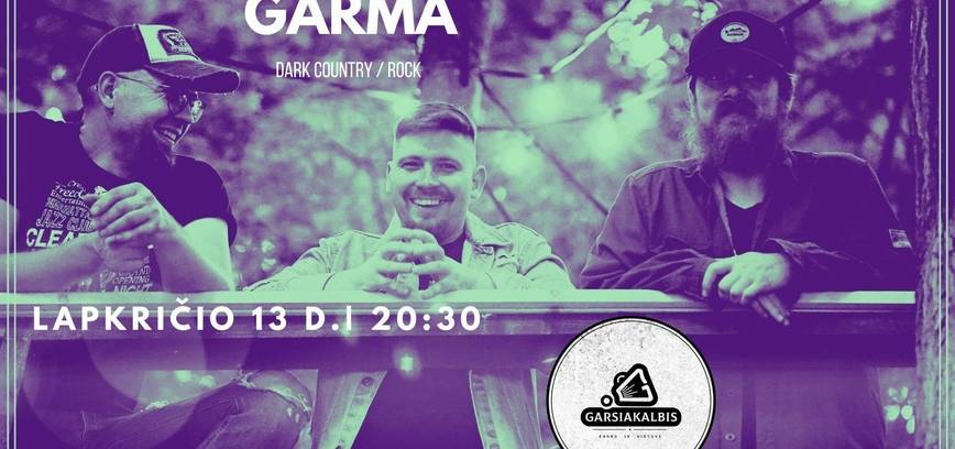 „Garma“  akustinis gyvo garso koncertas