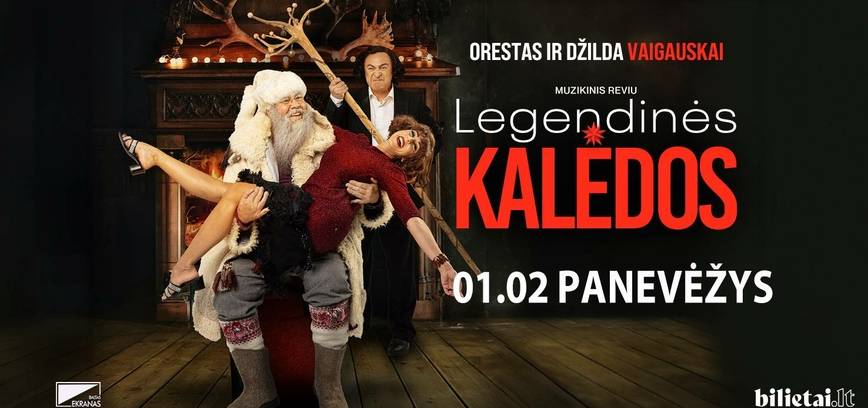 „Legendinės Kalėdos“ su Orestu ir Džilda Vaigauskais
