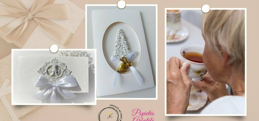 Arbatos Magija ir Kalėdinių atvirukų dirbtuvės