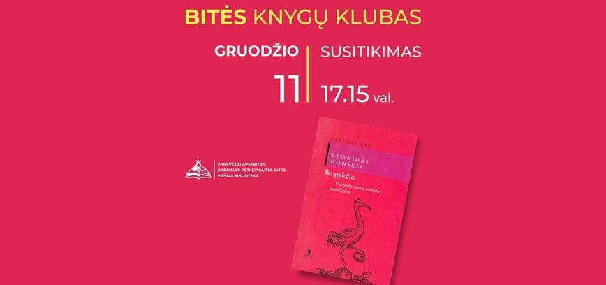 Bitės knygų klubo susitikimas