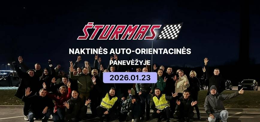 Automobilių orientacinės varžybos „Šturmas“